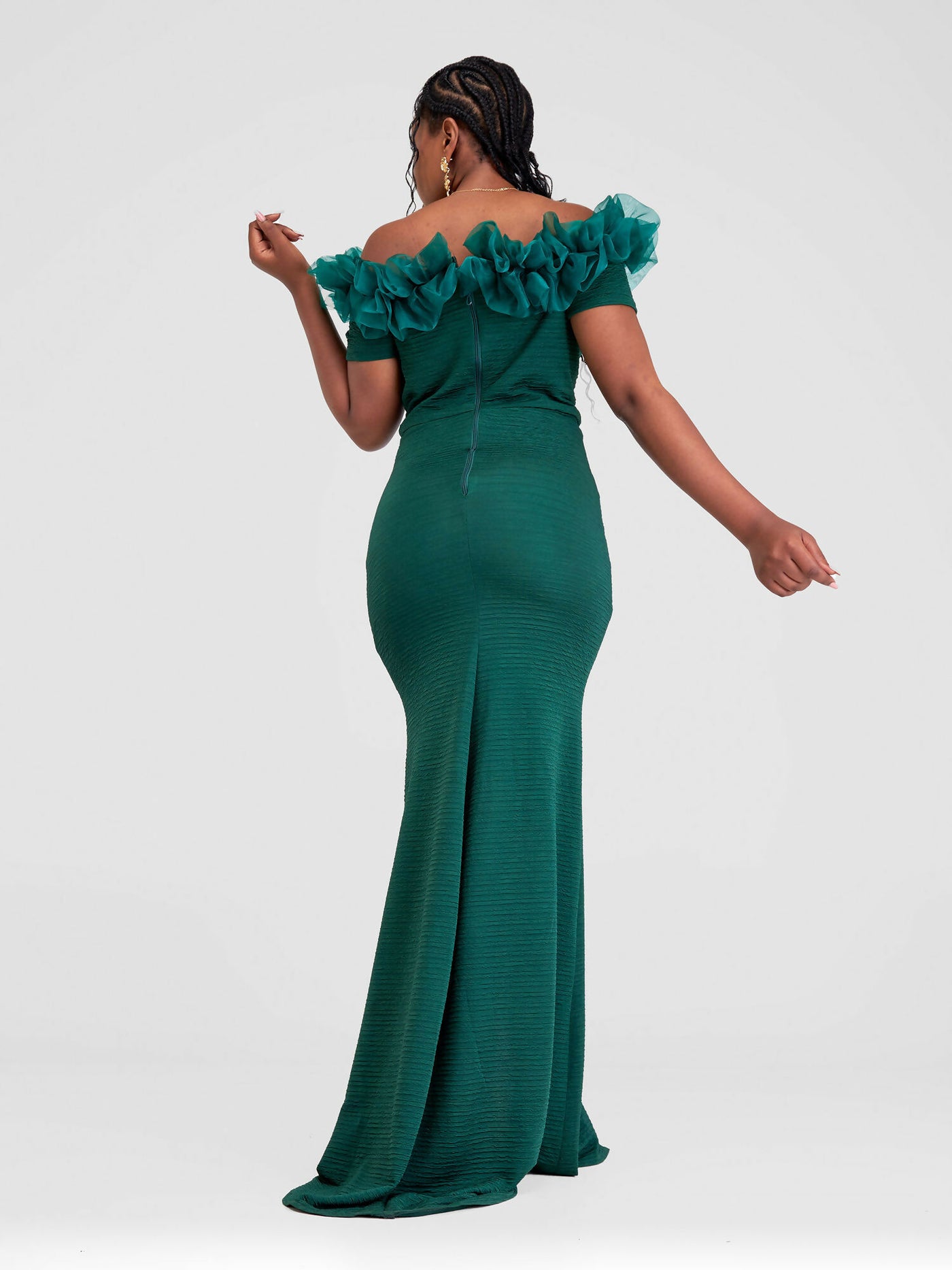 Therose Empire Matile Gown - Green