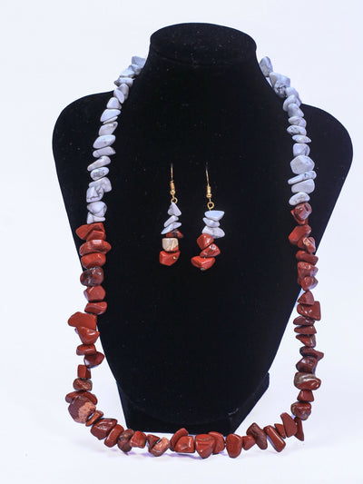 Klewisia Closet Ceramic Necklace Beads Jewellery - Brown - Shopzetu