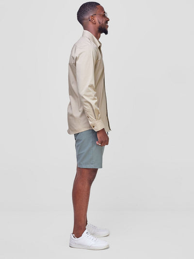 Men's Long Sleeve Shirt - Khaki