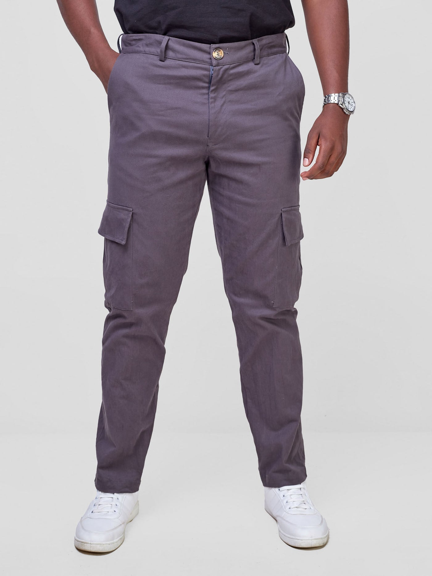 Men's Cargo Pants - Dark Grey