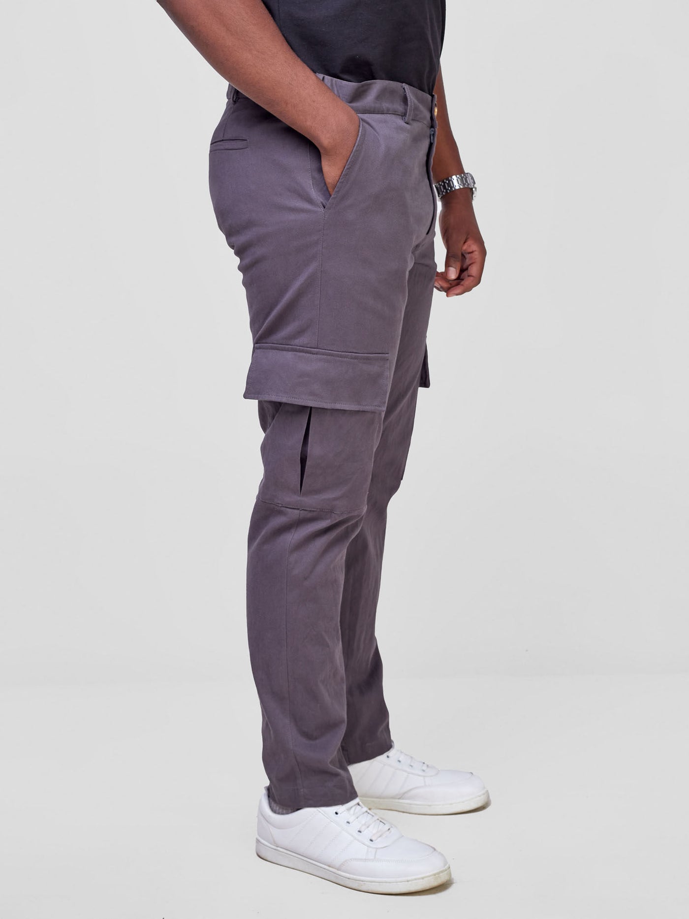 Men's Cargo Pants - Dark Grey