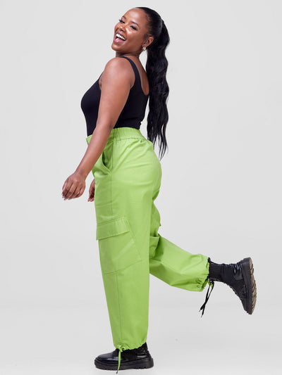 Kamari Capri Cargo Pants - Green