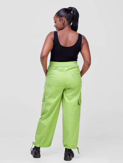 Kamari Capri Cargo Pants - Green