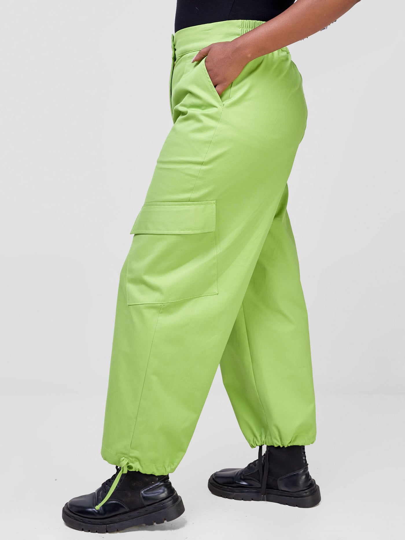 Safari Kamari Capri Cargo Pants - Green