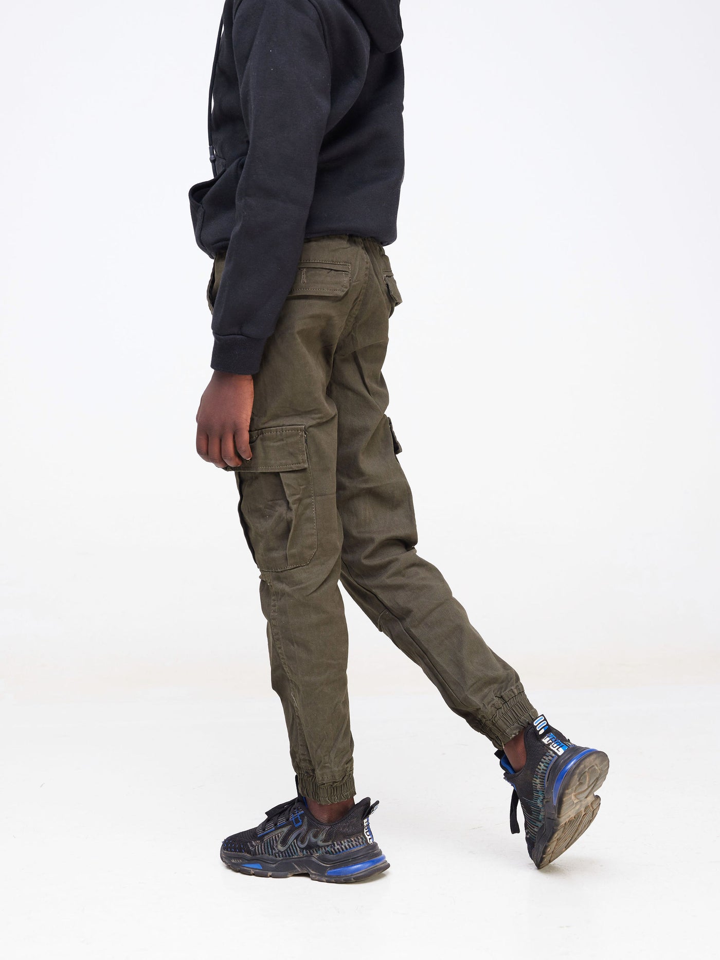 Zetu Kid's Cargo Pants - Army Green