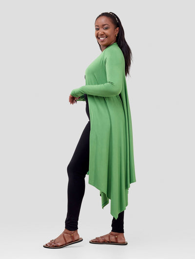 Vivo Basic Long Sleeve Cascade Waterfall - Green - Shopzetu