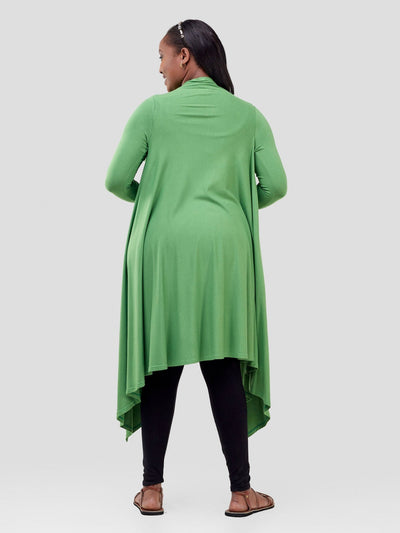 Vivo Basic Long Sleeve Cascade Waterfall - Green - Shopzetu