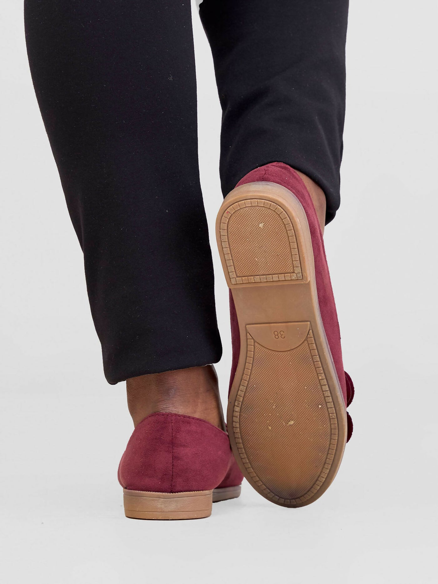 Be Unique Timeless Flowerhead Loafers - Maroon