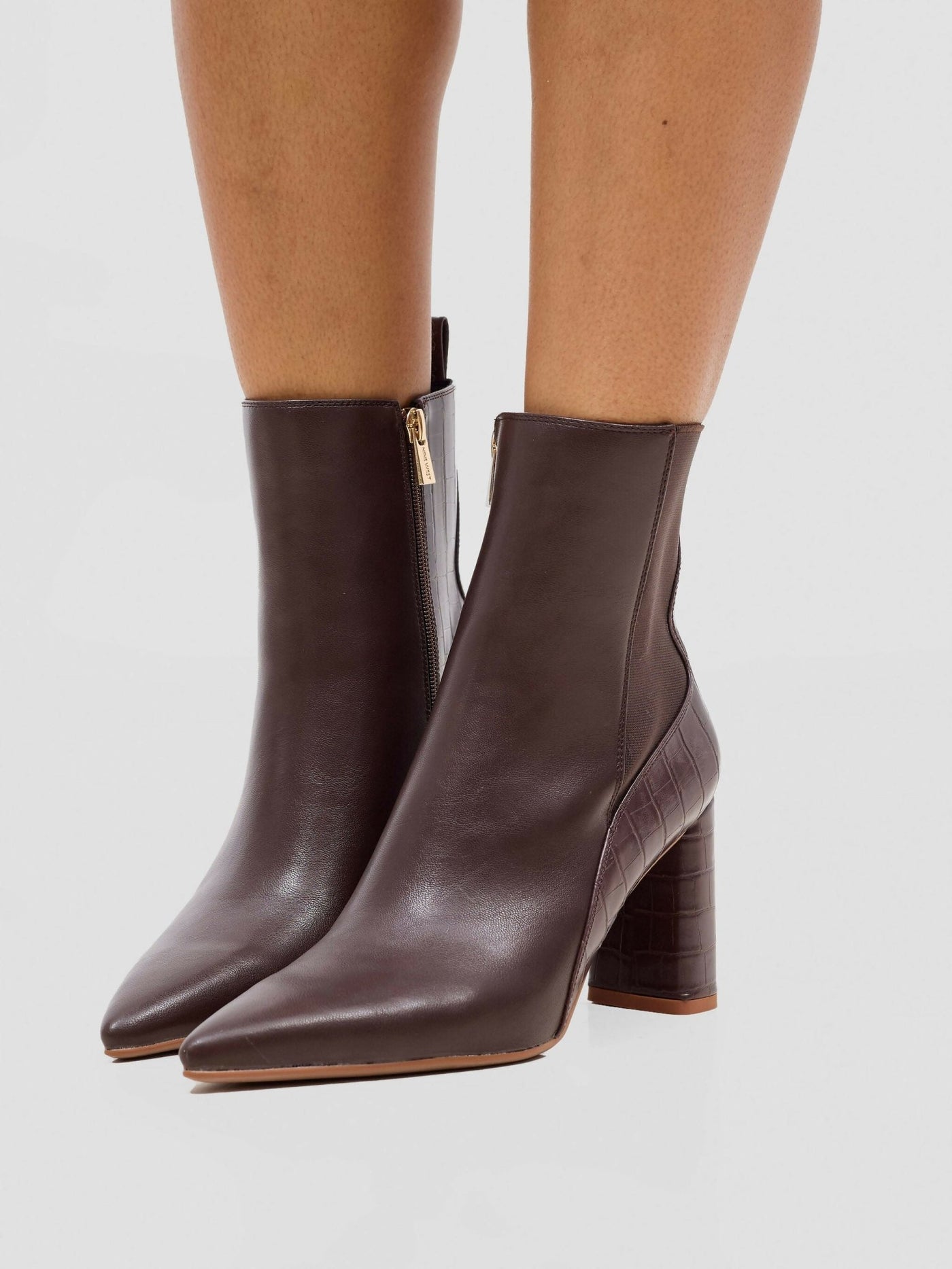 Nine West Milenia Boot - Dark Brown - Shopzetu