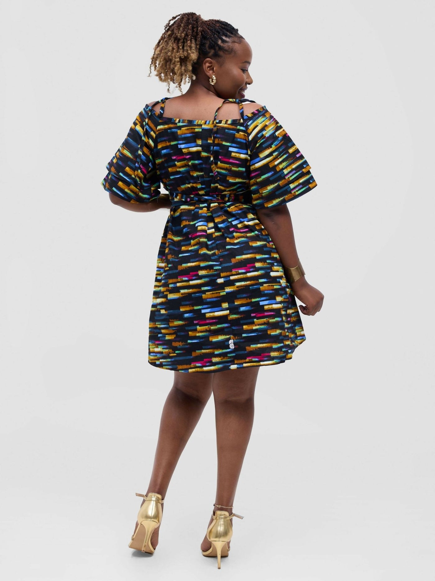 Dala Shift Dress - Multicolored - Shopzetu