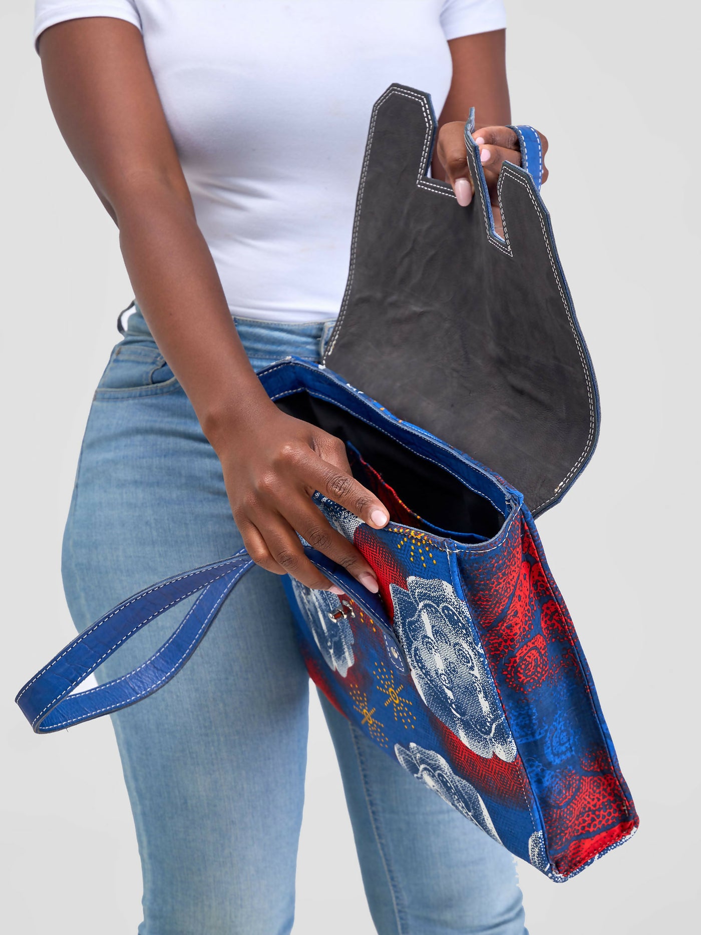 Lelesta Creations Safo Classic Bag - Blue - Shopzetu