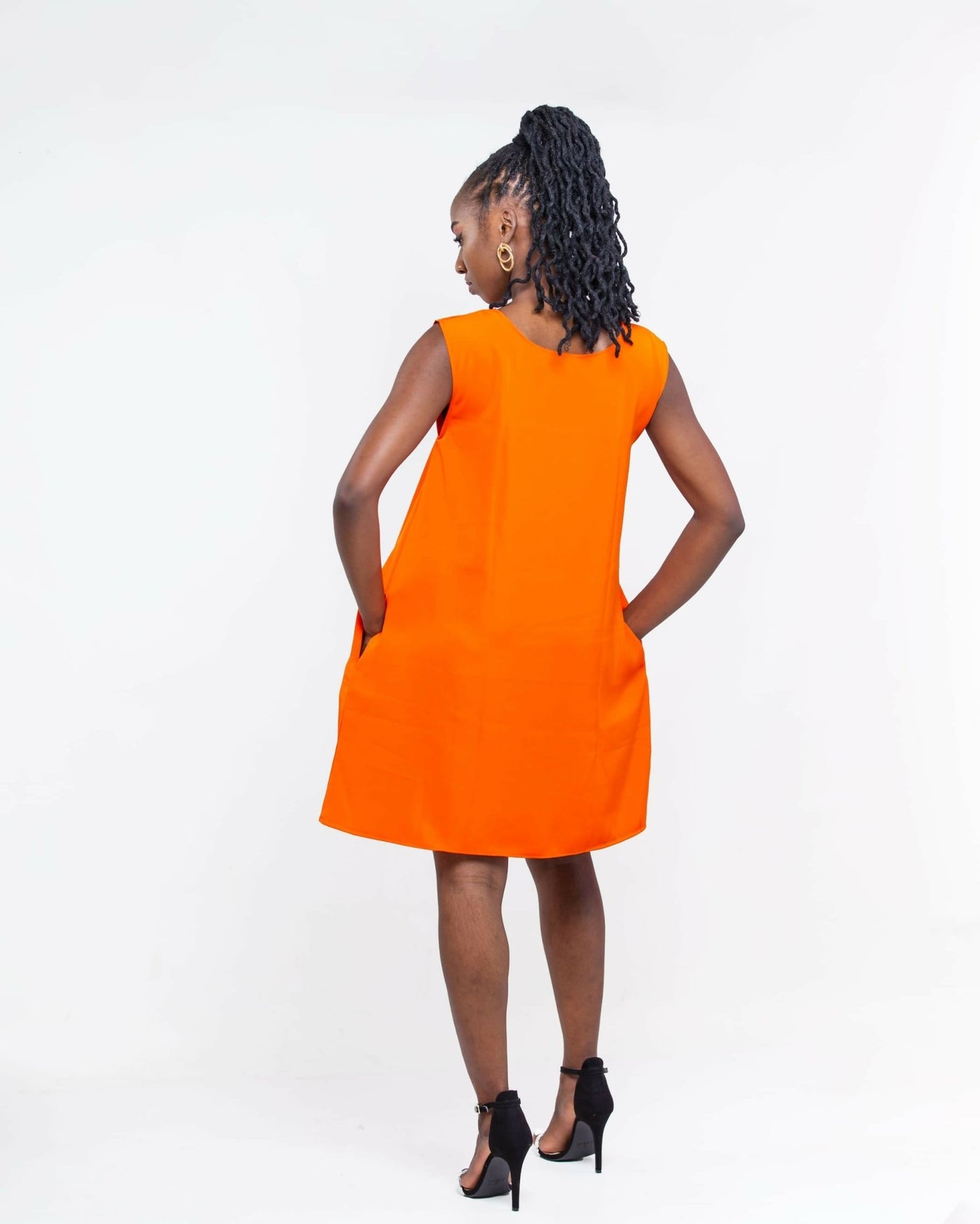 Swift Dress - Orange - Shopzetu