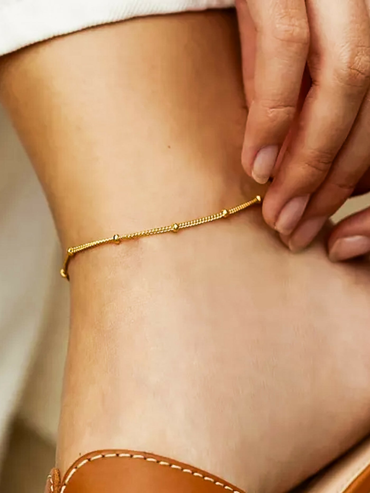 Her Essence Waterproof Arielle Bracelet/Anklet - Gold - Shopzetu