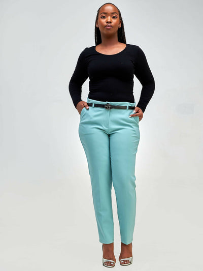 Perfect Treasures Pants - Mint Green - Shopzetu