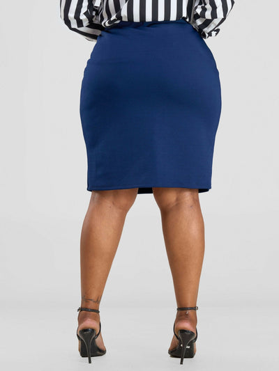 Lizola Dasana Skirt - Navy Blue - Shopzetu