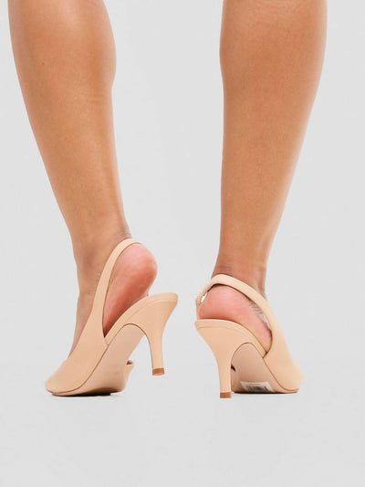 Kimberley Heel - Nude - Shopzetu