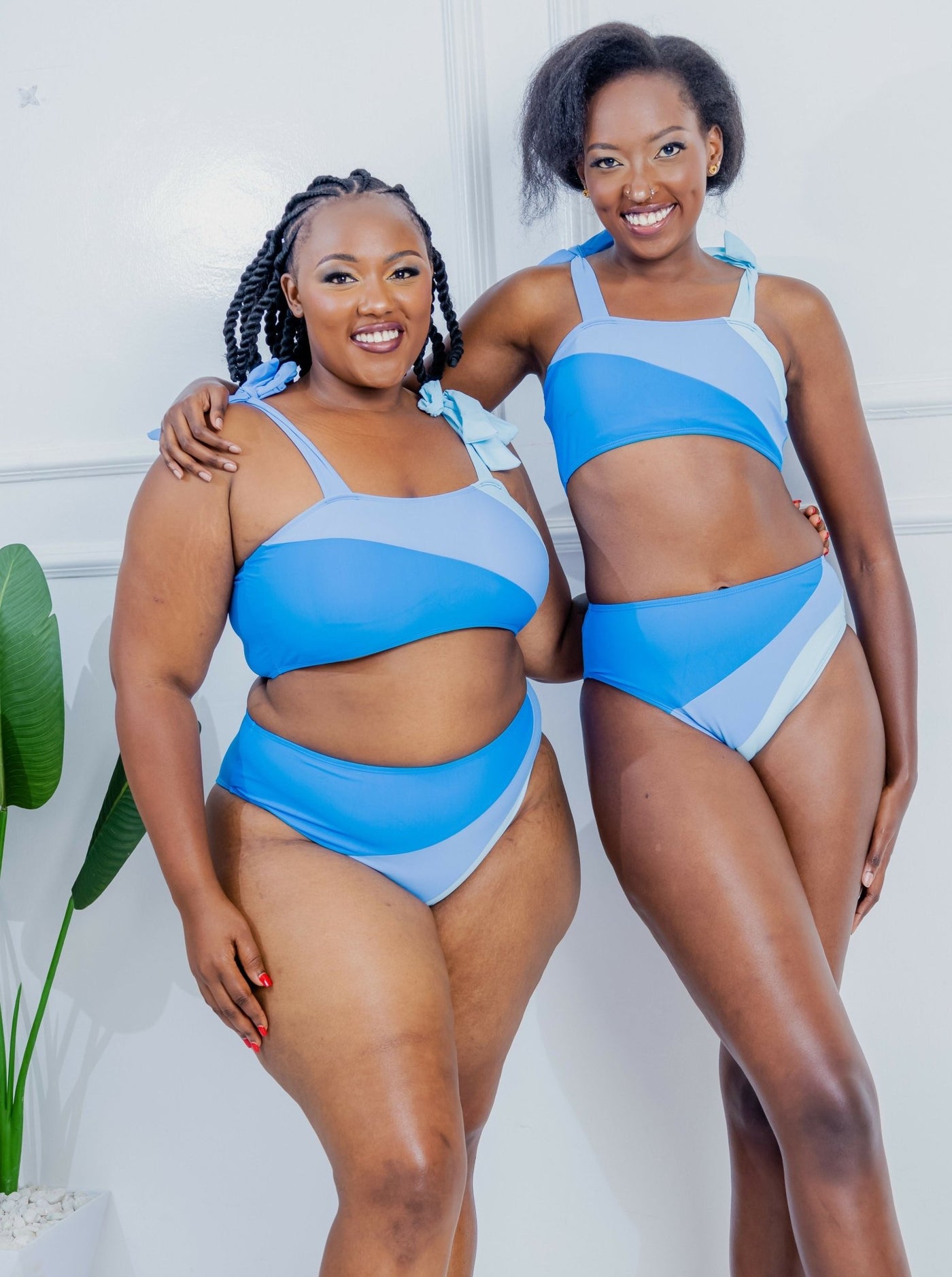 Shells Attic Swimwear Suit Bikini - Blue - Shopzetu