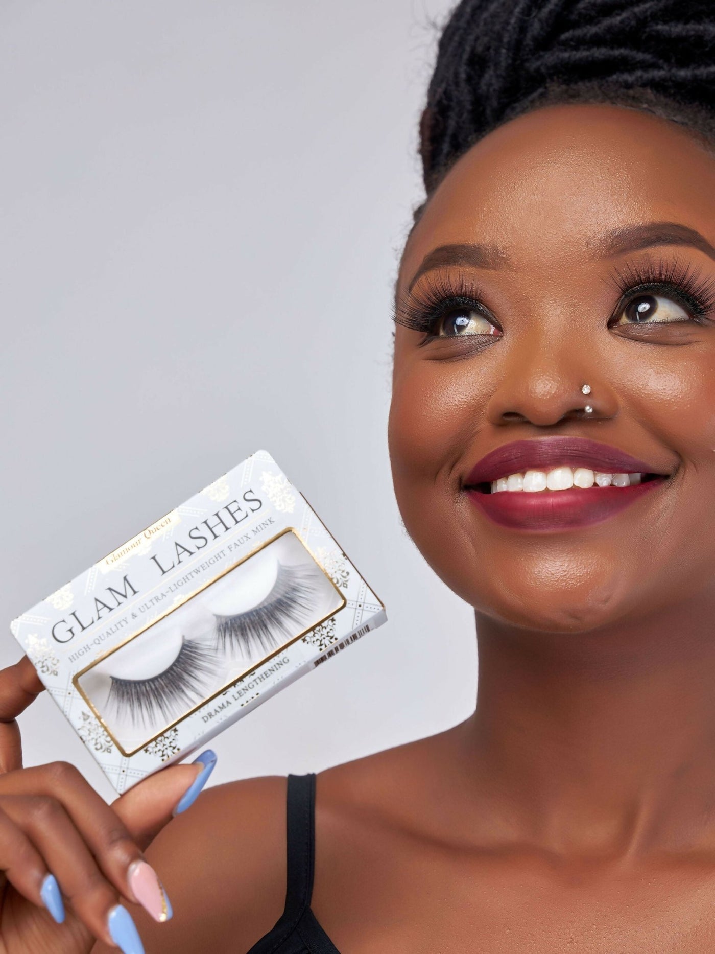 Glamour Queen Drama Lengthening Lashes - Black - Shopzetu