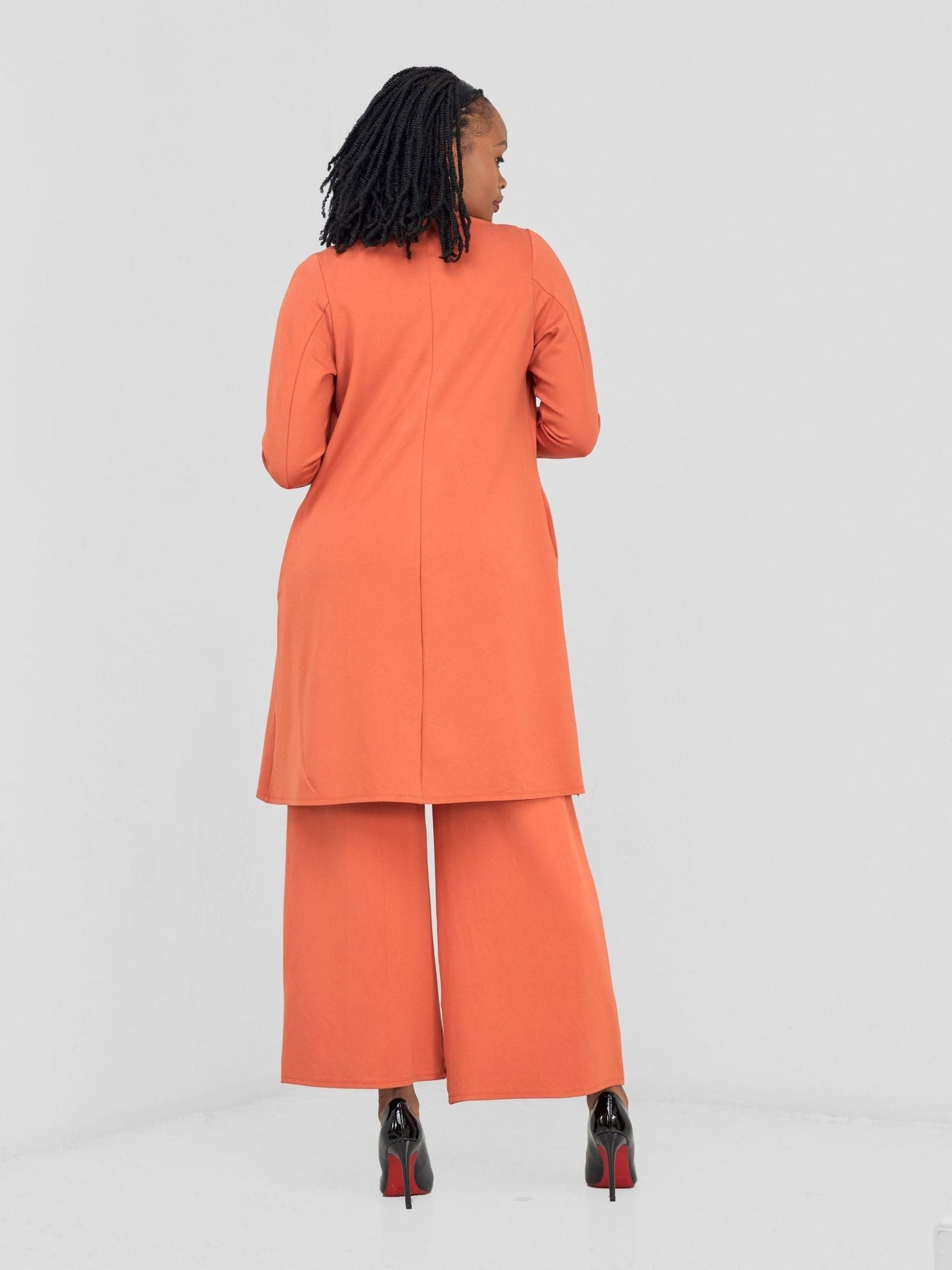 Vivo Basic Trench Coat - Rust - Shopzetu