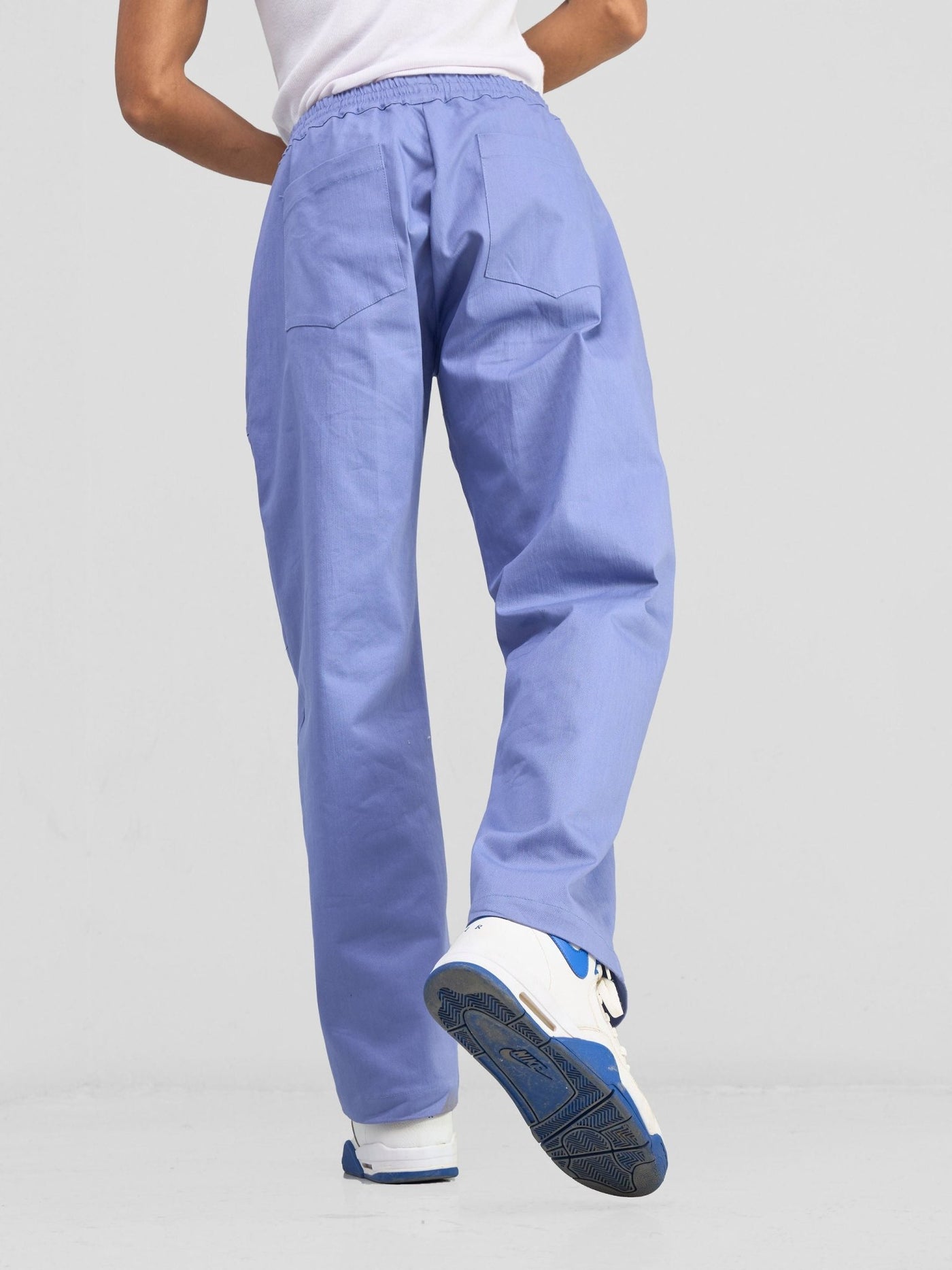 Zoya Banda Men's Cargo Pants - Blue - Shopzetu