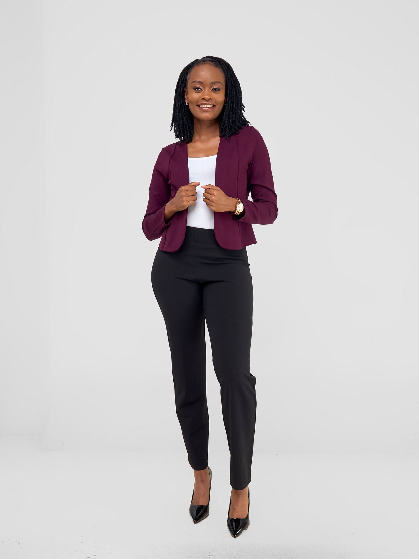 Basic Ali Jacket - Burgundy