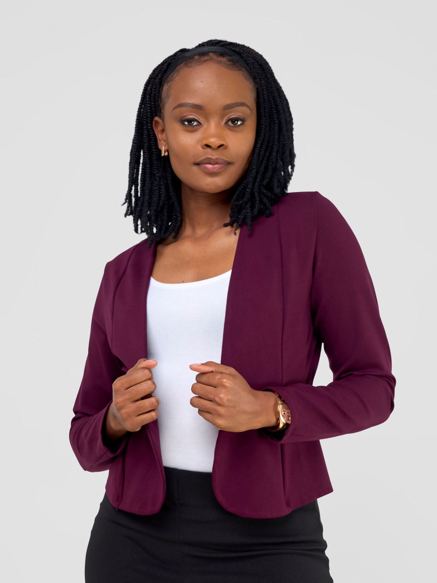 Basic Ali Jacket - Burgundy