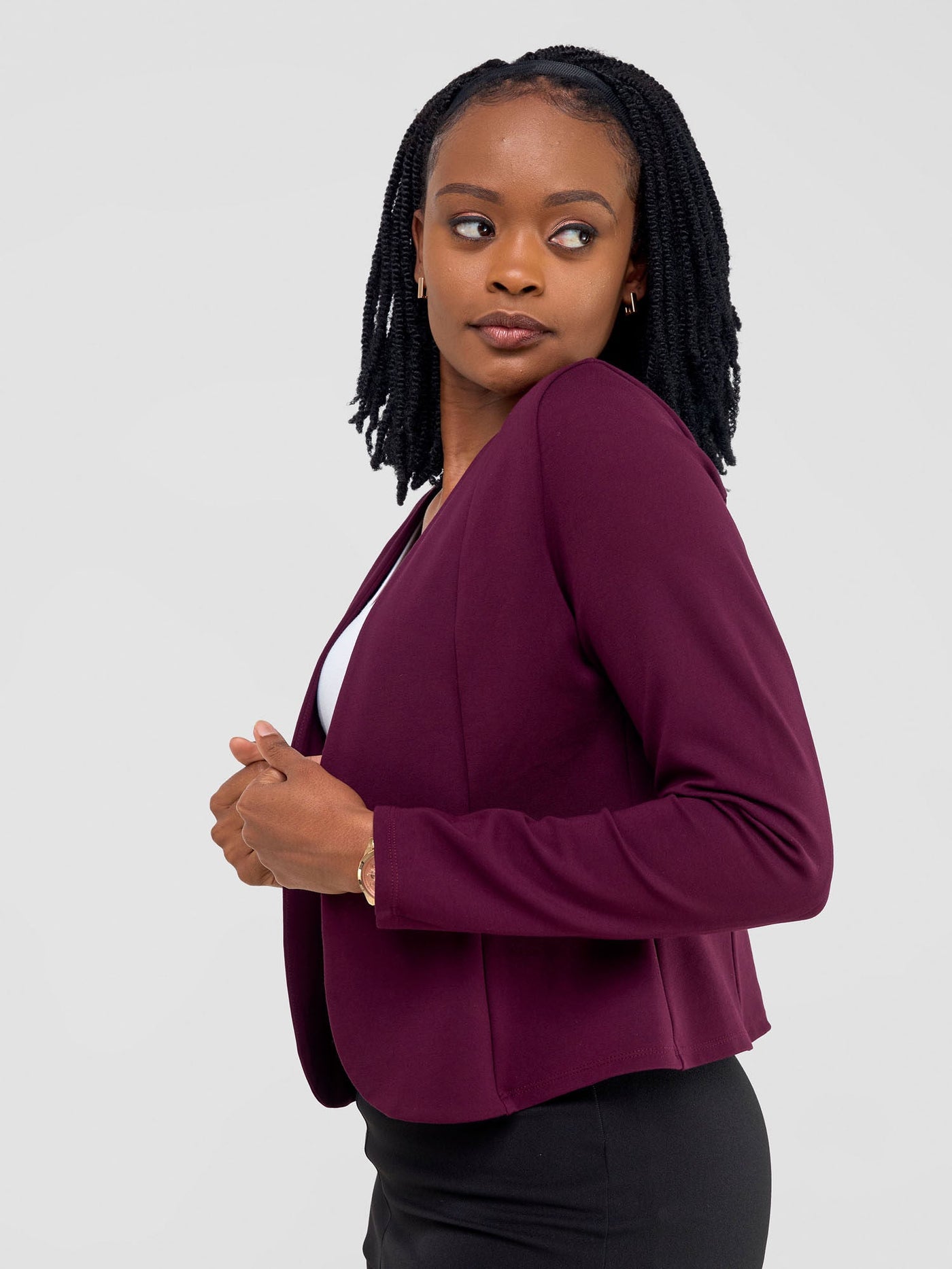 Basic Ali Jacket - Burgundy