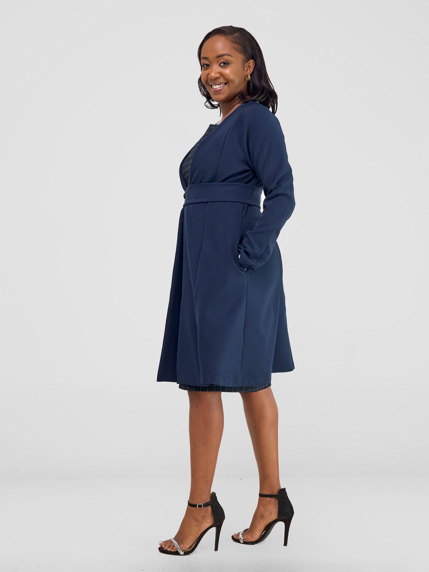 Paji Dress Coat - Navy