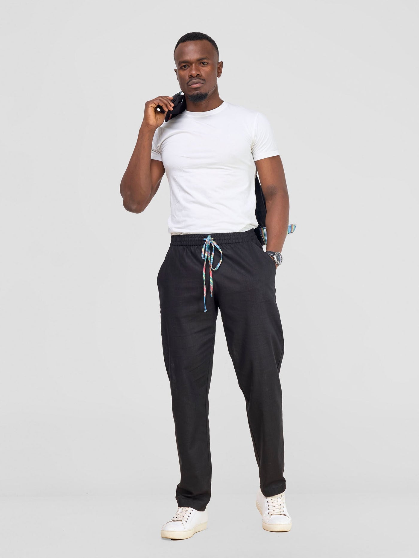 Safari Savannah Men's Straight Leg Pants - Black