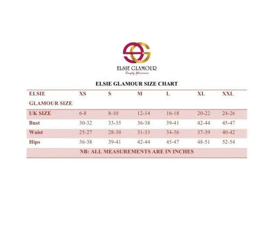 Elsie Glamour Size Chart