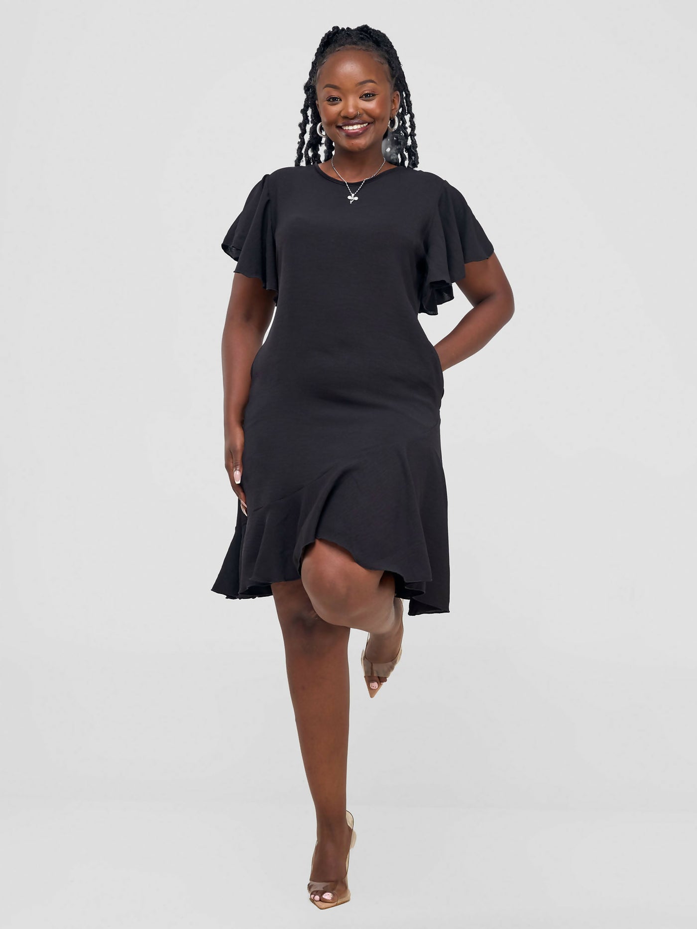 Salok Havilah Wear Zana Shift Dress - Black