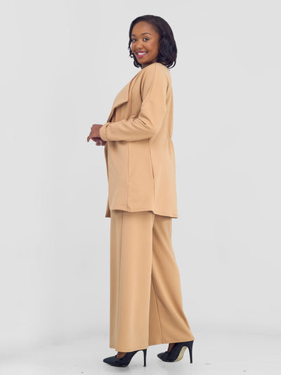 Vivo Wila Turn Up Coat - Taupe