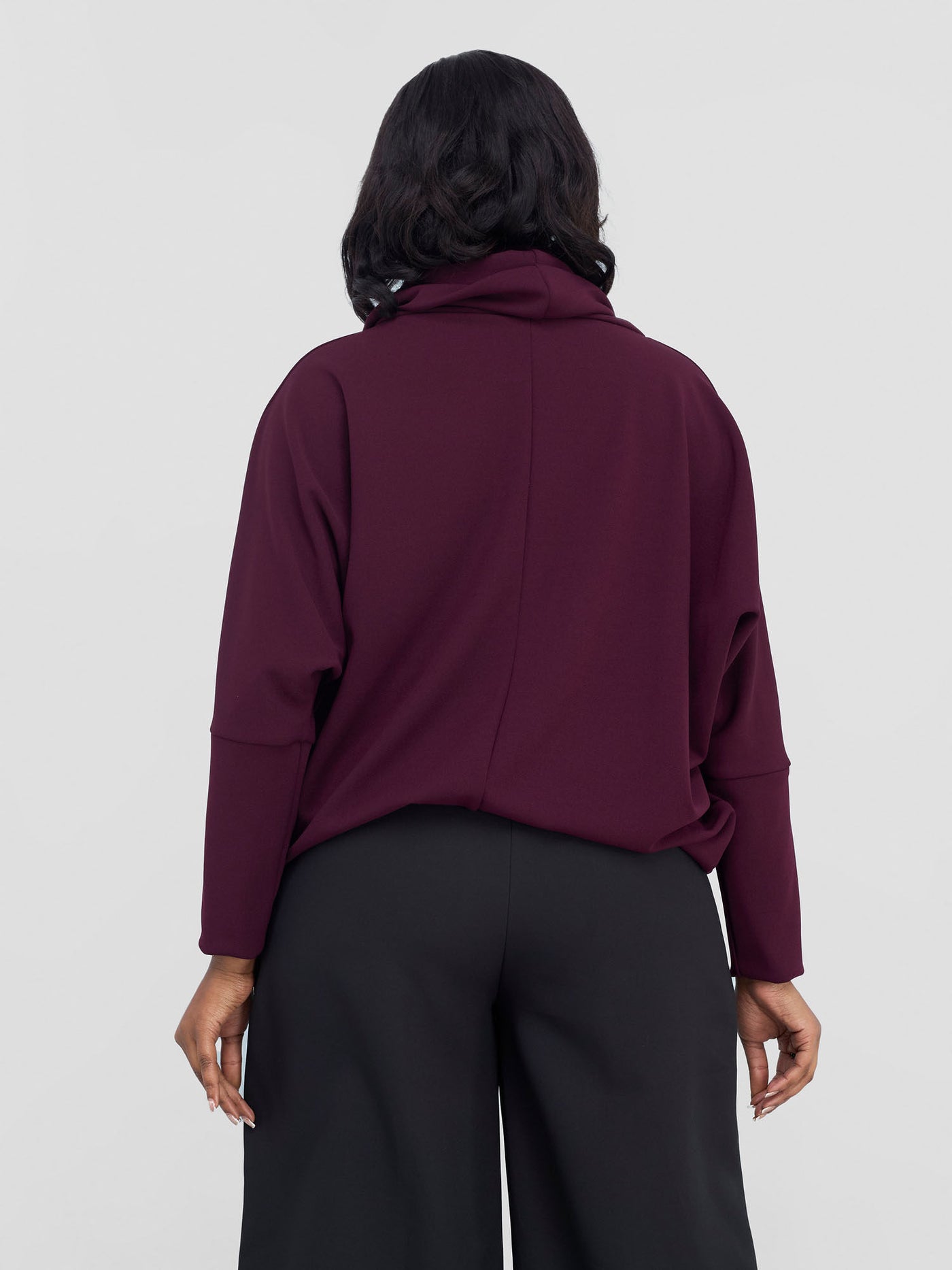 Vivo Wila Cowl Tunic - Burgundy