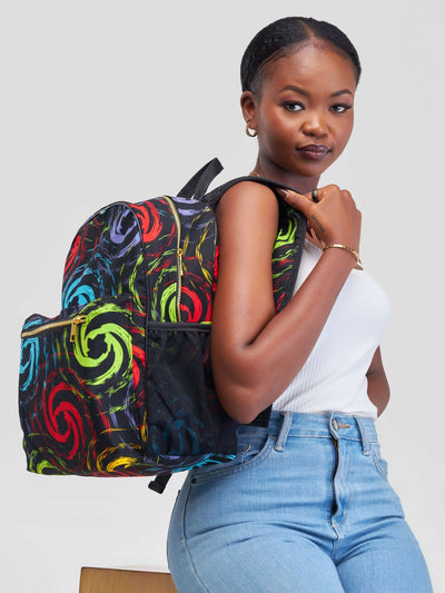 Ankara Artifacts Original Thandi Backpacks - Multicolored - Shopzetu