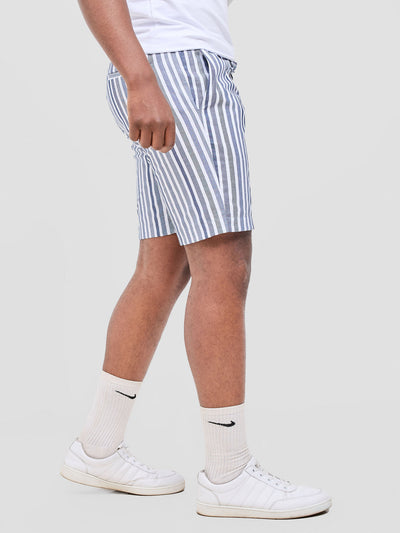 Safari Mansi Mens Shorts - Black Stripes