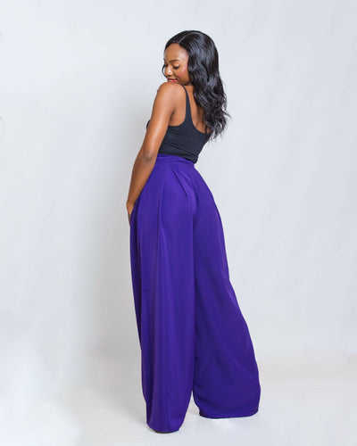 Da'Joy Fashions Pants - Purple - Shopzetu