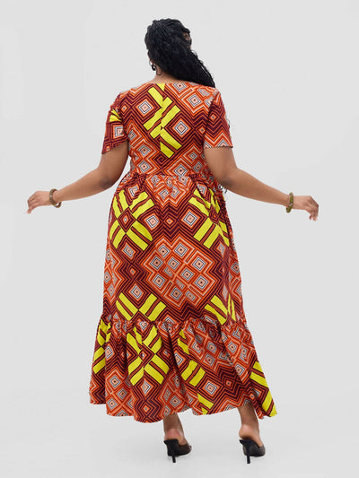 Azizi Dress - Yellow - Shopzetu