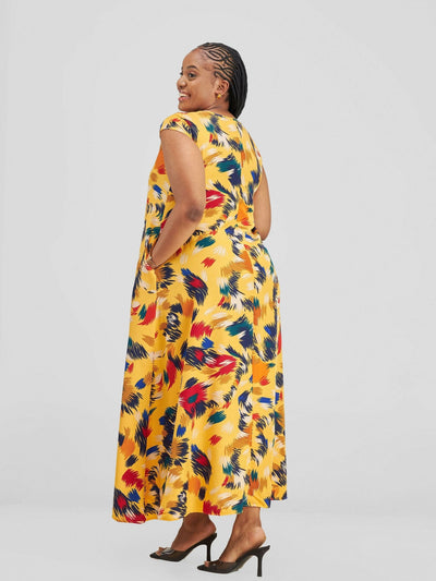 Lizola Ellen Maxi Dress - Yellow - Shopzetu