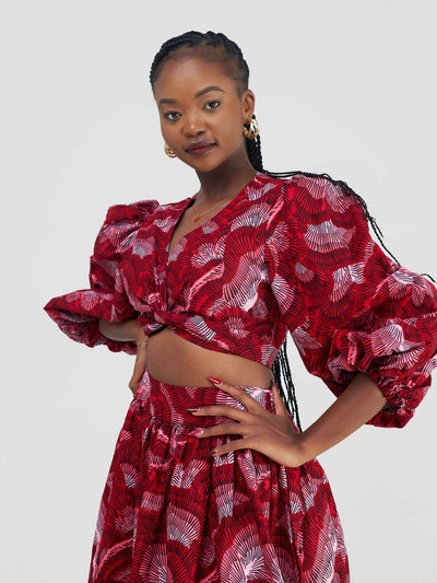 African Yuva Alora African Print Skirt Set - Ankara - Shopzetu