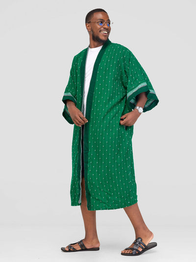 Liquid Lemn Tribal Kimono - Emerald Green - Shopzetu