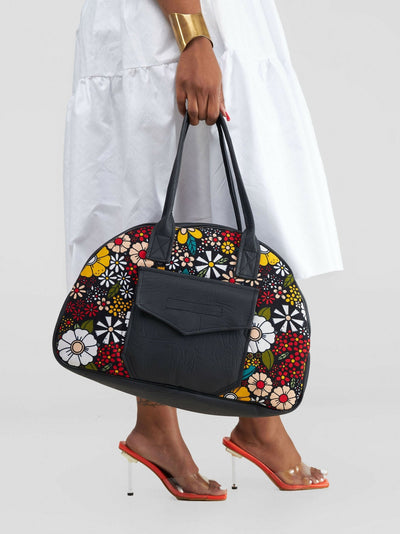 Rafiki Thread Tribal Hand Bag - Floral - Shopzetu