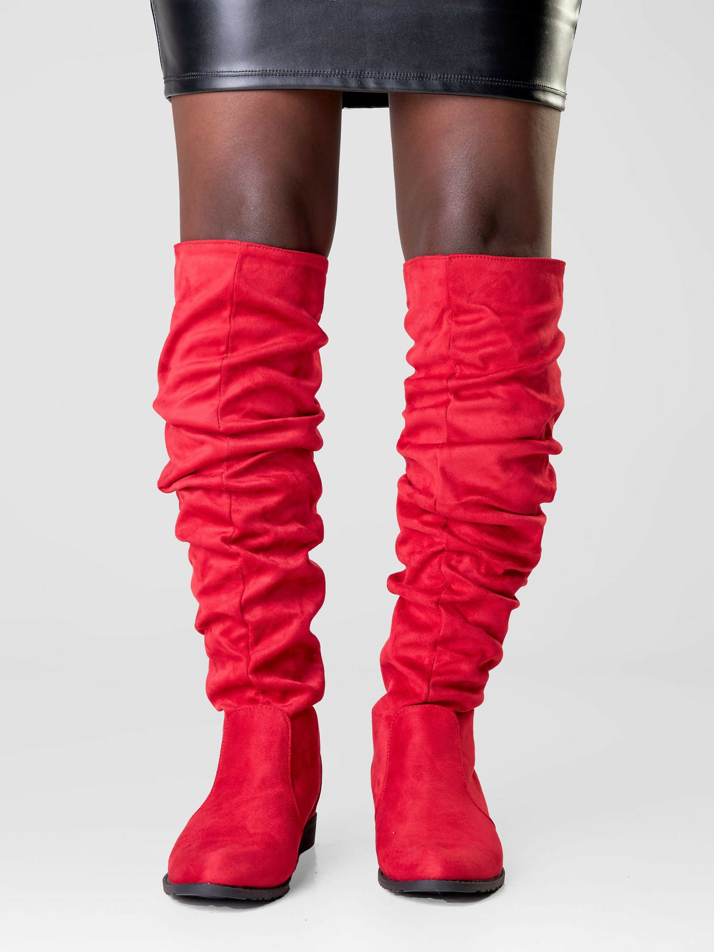 Be Unique Asos Statement Boot - Red