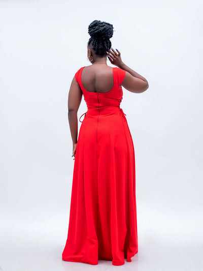 Plainchic Bellah Maxi Dress - Red