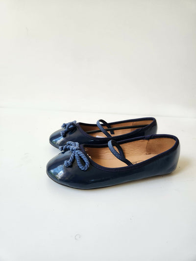 Girls Doll Shoe - Navy - Shopzetu