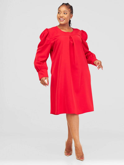 Aramay Xandri Dress - Red - Shopzetu