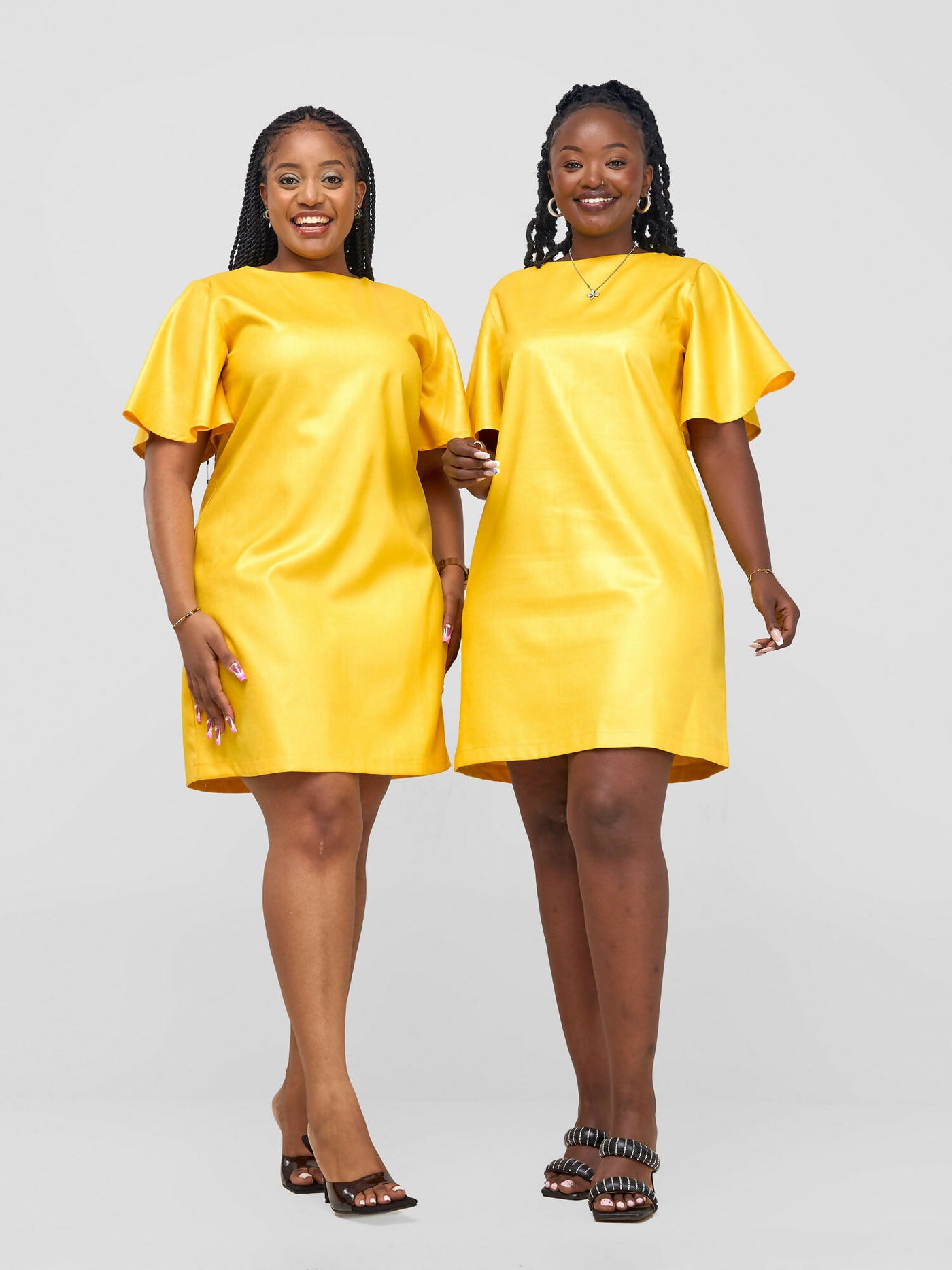 Ninna Shift Dress - Mustard