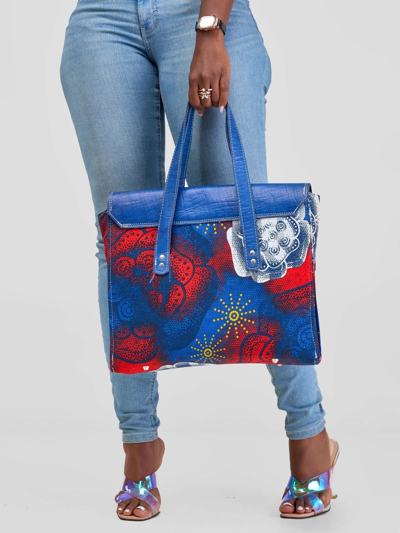 Lelesta Creations Safo Classic Bag - Blue - Shopzetu
