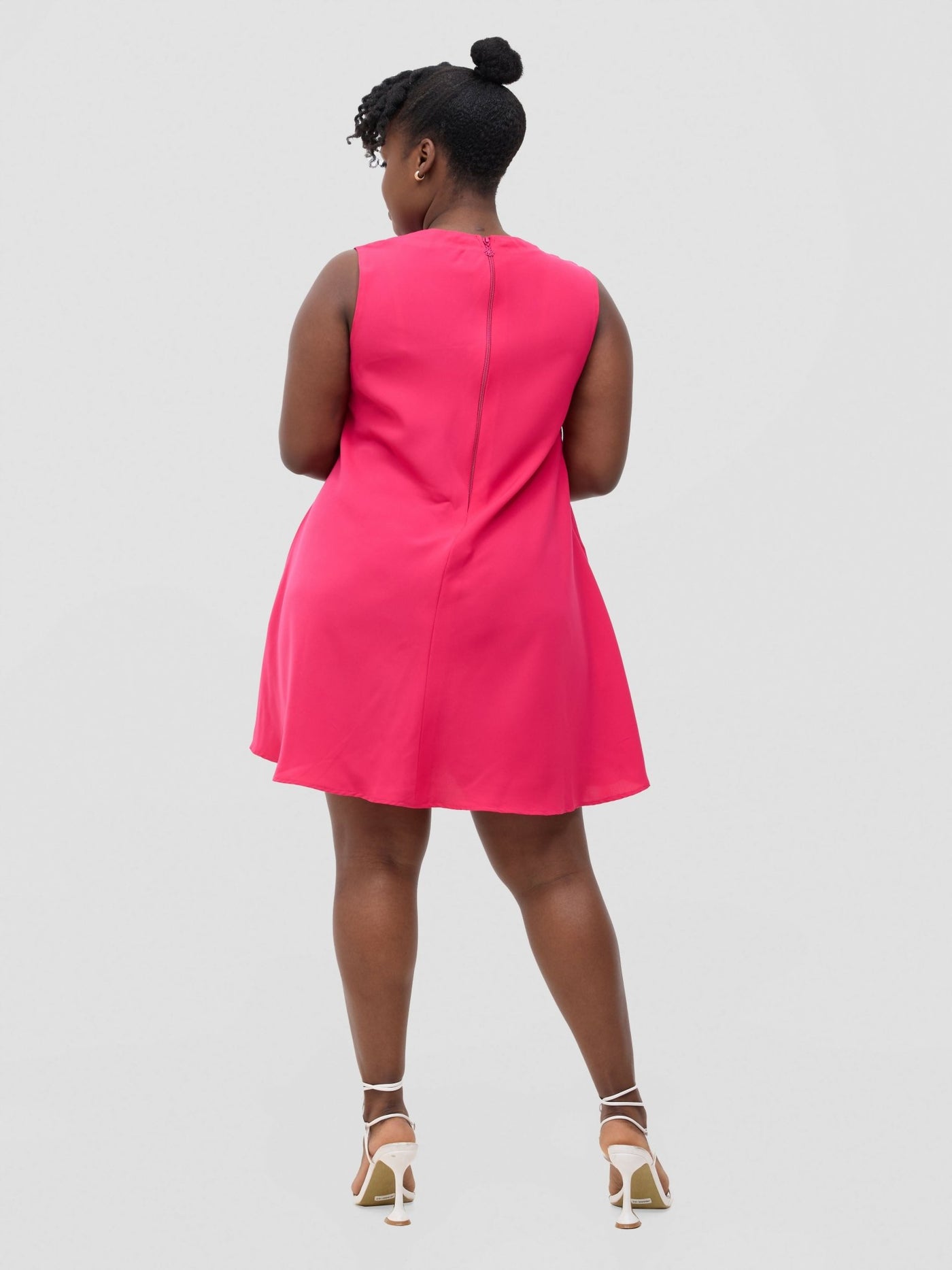 Kanini Mini Dress - Pink - Shopzetu