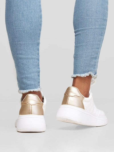 Nine West Seliot Sneaker - White - Shopzetu