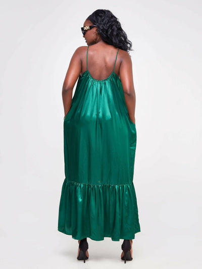 Fauza Design Pendo Maxi Dress - Green - Shopzetu
